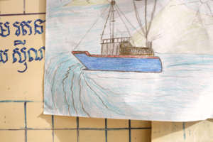 an illustration of a boat from the storybook