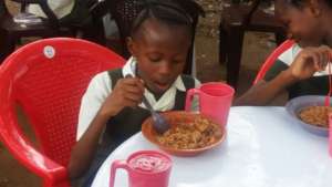 Her only meal today