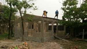 The kitchen building is almost finished