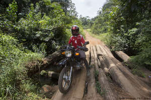 Difficult road conditions