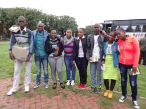Boarding the Bus for the ISF, Books in Hand!