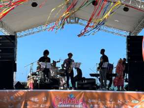 Fedujazz onstage at Cabarete Carnaval
