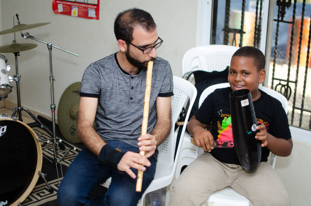 Workshop with Festival Artists at FEDUJAZZ, 2018.