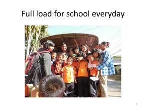 Baan Unrak Children head to School