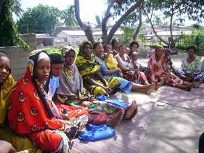 Women at a microfinance meeting in Tanzania