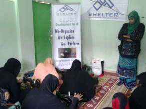 Women learning value addition in swing skills