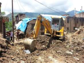 Debris Cleaning at communal area