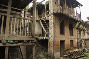 Destroyed houses