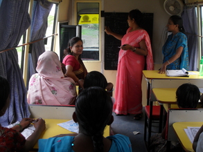 Inside the mobile classroom