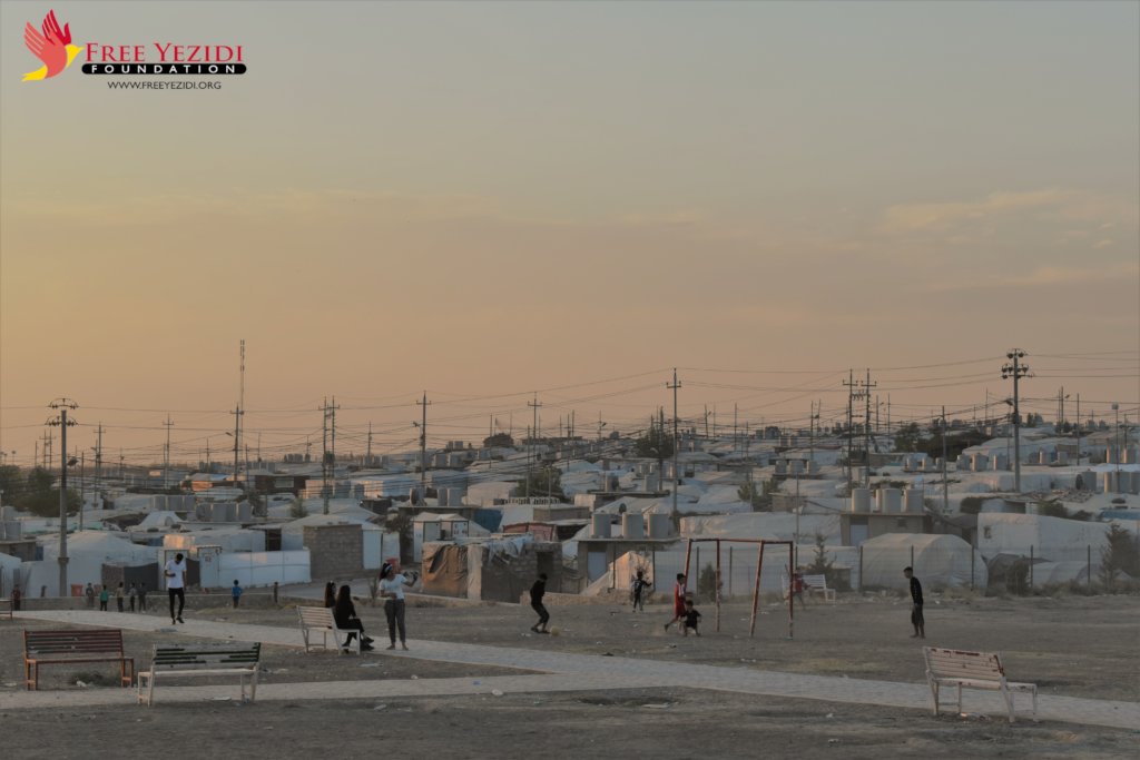 Khanke IDP camp, view from FYF's women's Center