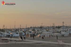 Khanke IDP camp, view from FYF's women's Center