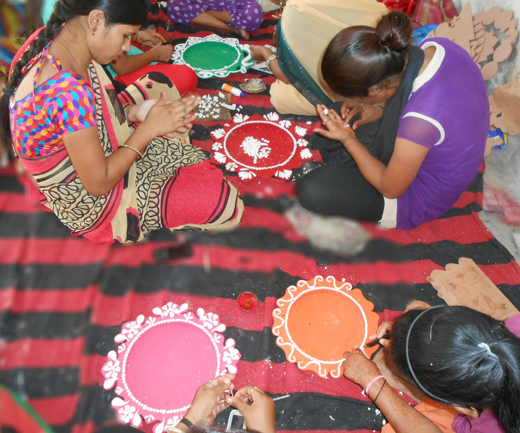Handicraft skill education for Disadvantaged Girls
