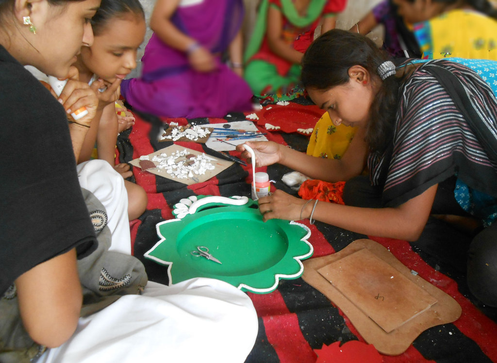 Handicraft skill education for Disadvantaged Girls