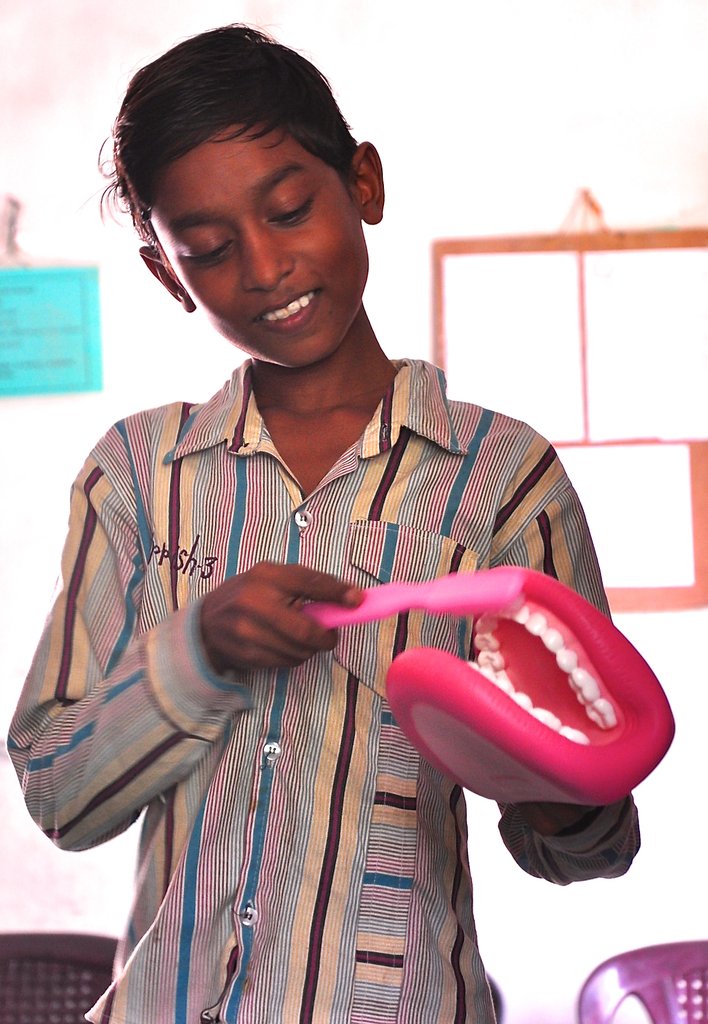 Provide hygiene education to village in India