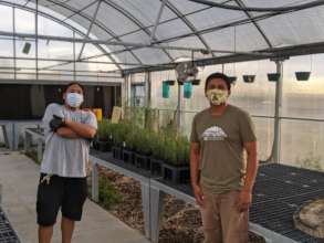 Drop-off at Santa Fe Indian School greenhouse
