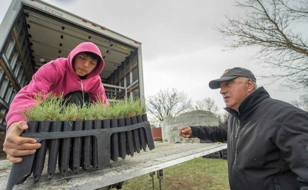 Trees delivered to the Oglala Lakota Tribe, SD