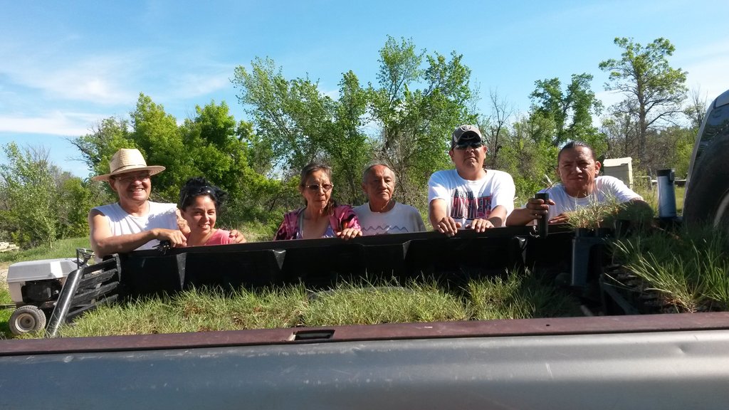 Tribal Members Plant Trees