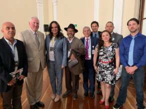 Panelists and organizers of the Forum in Columbia