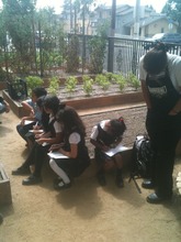 Homegirls lead gardening class at Dolores Mission