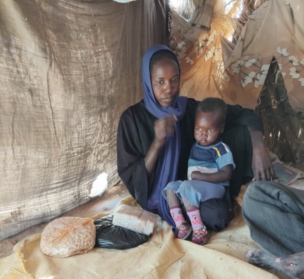 Food Packs and Bars of Soap for Families