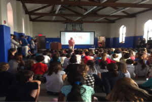 Patricia Parker speaking at  Int'l School Brooklyn