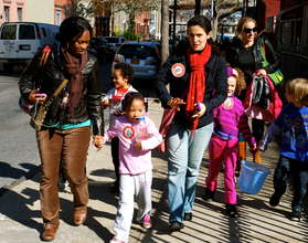 International School in Brooklyn Walks for Water