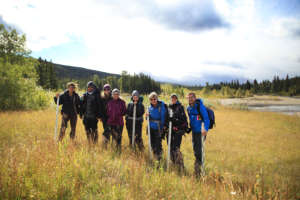 Earthwatch volunteers in the field