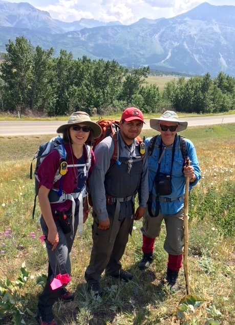 Earthwatch volunteers in the field
