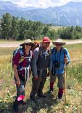 Earthwatch volunteers in the field