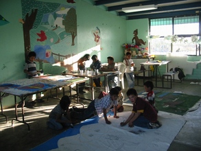 A moment during the afternoon lessons