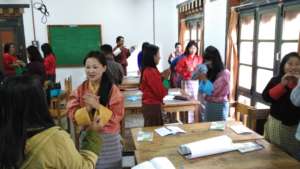NFE and ECCD instructors at Paro