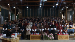 A photo session from the Bhutan Democracy Forum