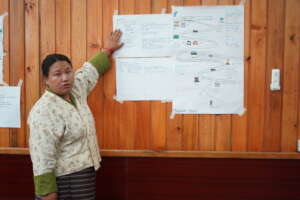 Participants present their social analysis