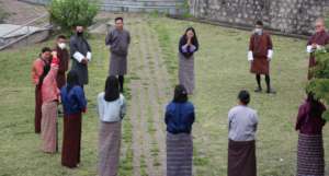 Participants at the media literacy training