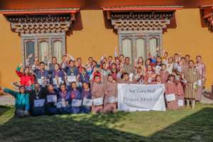 Students completes projects in Paro.