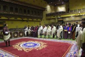 The participants at the pariliament