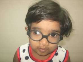 4 yr old female child operated for squint