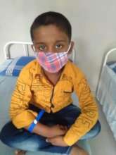 8 yr old boy operated for cataract