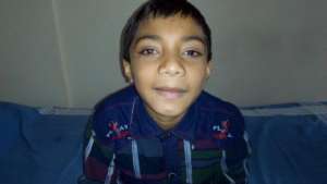 9 yrs old boy operated for zonular cataract