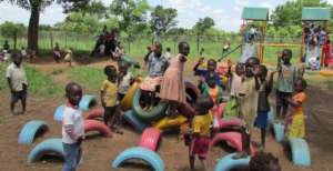 School playground - ground to be leveled & planted