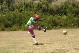 Lucy, duirng the soccer event where her and other three girls we