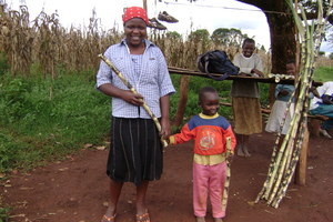 Miss Mary with her kid