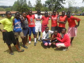 girls preparing to play to  refrsh their minds