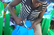 Train 50 girls to make sanitary towels in Uganda