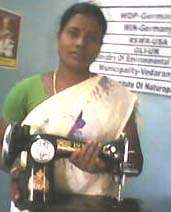 One Beneficiary woman