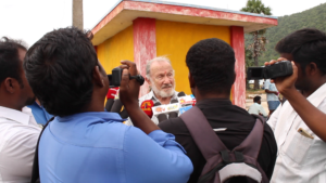 Leslie, speaking to Press Corp.