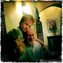 Eli, my beloved grandson...and me.