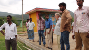 Vishwa, at the beginning, surveying the situation.