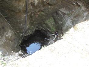 Vishwa on a well rescue.
