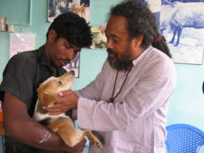 Vishwa and Mooji.